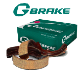 Колодки барабанные GS05801 \43154SX0003\G-brake    (NIBK. FN0570) (TRW. GS8697)  фото 113515
