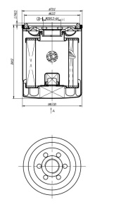 Фильтр масляный F1107002 \46544820\UBS   CHERY TIGGO  (VIC C-225 ; C-809)  (MANN. W610/3 фото 129426