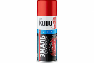 KUDO KU-5214 Эмаль для суппорта черная 520 мл (аэрозоль)   фото 113047