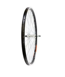 Колесо заднее 27,5" TRIX, обод алюминиевый, двойной, 36H, фрезерованный, кассета,4/25х21,4мм, черный фото 130737