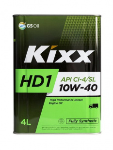 KIXX D1 HD1 10w40  CI-4/E7   4 л дизель (масло синтетическое) фото 86133