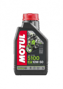 MOTUL 5100 4T 10w50  SM/SG, MA2   1 л (масло  полусинтетическое) 104074/113188 фото 114749