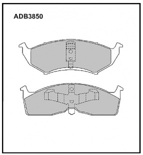 Дисковые передние тормозные колодки Allied Nippon ADB3850 фото 120439