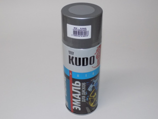 KUDO KU-5201 Эмаль для дисков алюминий 520 мл (аэрозоль) фото 86013