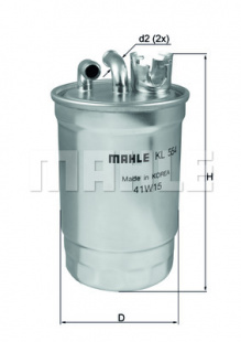 MAHLE Фильтр топливный погружной KL 554D Z0322 (WK 842/21 x) фото 110530