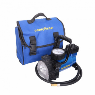 Воздушный компрессор GOODYEAR GY-35L 35 л/мин с фонар со съемной ручкой, сумка для хранения GY000104 фото 84110