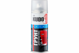 KUDO KU-6000 Грунт для пластика прозрачный (активатор адгезии) 520 мл (аэрозоль)  фото 113052
