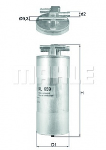 MAHLE Фильтр топливный погружной KL 659 Z0322 (WK 7002) фото 106581