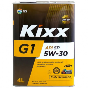 KIXX Synthetic G1 5w30  SP бензин  4 л (масло синтетическое) фото 112907