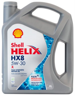 SHELL HELIX HX8 X 5W30 SP A3/B4 (4л) Синт мот.масло фото 124013