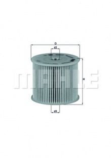 MAHLE Элемент фильтрующий топливного фильтра KX 85D ECO S0322 (PU 830 x) фото 110544