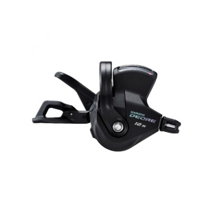 Шифтер Shimano Deore, M6100, правый, 12 скоростей, индикатор, трос 2050мм, черный, без упаковки фото 128001