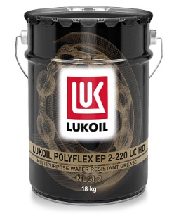 ЛУКОЙЛ смазка Полифлекс ЕР 2-220 LC HD  18 кг (диапазон рабочих температур от -25°С до +120°С) фото 128210
