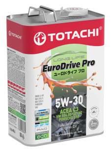 TOTACHI EURODRIVE PRO LL   Fully Synthetic   5W30   API SN, ACEA C3 4л масло синтетическое фото 125958