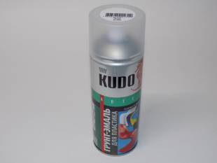 KUDO KU-6003 Эмаль для пластика белая 520 мл (аэрозоль) фото 88570