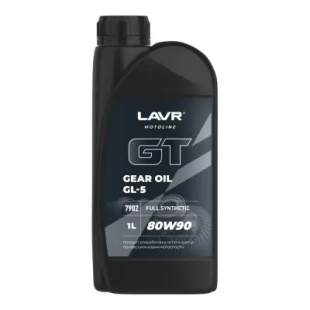 LAVR MOTO Трансмиссионное масло GT GEAR OIL 80W90 GL5 (1 л) Ln7902 фото 130152