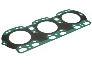 Прокладка ГБЦ для ЯМЗ-236Д (НЕ,БЕ,НЕ2,БЕ2,6563) (резина зел. МБС.) н/о мет. общая ГОСТ фото 131802
