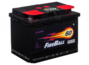 Аккумулятор  FireBall  60 а/ч R  510А 242х175х190 фото 86803