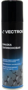 Смазка силиконовая Vectron, аэрозоль, 335 мл, номинальный объем 250 мл, масса 160 г/6/ VT-2006  фото 130556