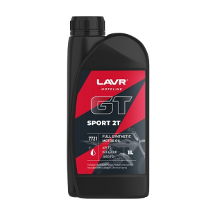 LAVR MOTO Моторное масло GT SPORT 2T, 1л Ln7721 фото 130079