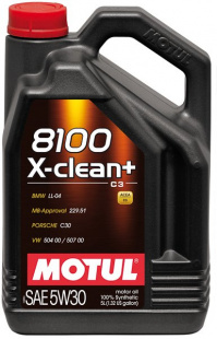 MOTUL 8100 X-Clean Plus 5w30  C3   5 л (масло синтетическое) 111684/106377 фото 111092