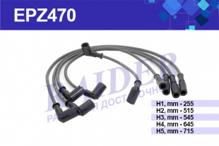 Провода высоковольтные ВАЗ 2108-2109, 2110, 2115 карбюратор   TSN  EPZ470 фото 93814