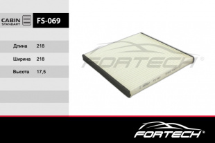 FS-069    FORTECH Ф\салонный\8713906030    TOYOTA: LEXUS  (VIC. AC-102) (MANN. CU2131)  218Х218Х17,5 фото 86770