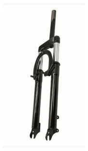 Вилка амортизационная TRIX 26"х1-1/8", алюминий, пружинно-эластомерная, безрезьбовой, шток 255мм. фото 128798