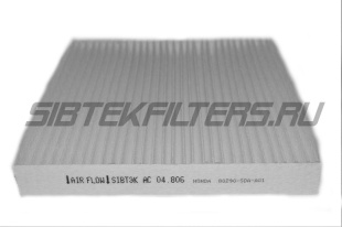 Фильтр салонный AC806 \80292SFY003\SIBTEK   HONDA Accord (03~)  (VIC.AC-806 , AC-881) (MANN. CU2358) фото 124774
