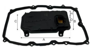 Фильтр АКПП ATG 017 \0C8325435\GOODWILL    AUDI , VW  (2804A032)  (KNECHT. HX 187KIT) (JS. JT33003K) фото 123154