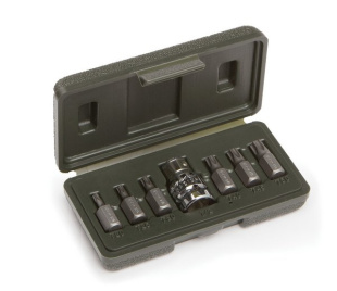 Набор вставок3/8 TORX 7 предм, (Т20,Т25,Т30,Т40,Т45,Т50,Т55 L=30 c переход.1/2) ДТ 626187 (676070) фото 109430