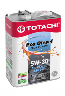 TOTACHI Eco Diesel  5W30  CK-4/CJ-4/SN   4 л (масло полусинтетическое) фото 114706
