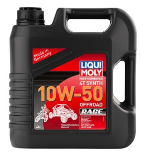 LIQUI MOLY Motorbike 4T Synth Offroad Race 10W-50 SN Plus MA2 4л (масло синтетическое) 3052 фото 135365