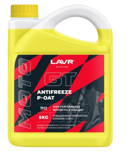 LAVR MOTO Антифриз для мотоцикла GT P-OAT (5 кг) Ln7912 фото 129989
