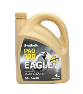 Масло бензиновое EAGLE PAO-100 SYNTHETIC 5W30 API SP  4L фото 123227