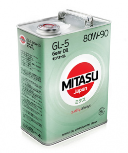 MITASU GL-5 80W90  4 л (масло трансмиссионное минеральное) фото 102242