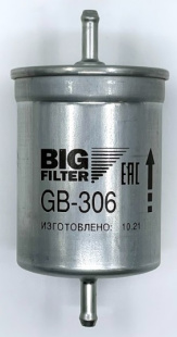 Фильтр тонкой очистки топлива БИГ GB-306 (ГАЗ 3110 штуцер)  фото 133028
