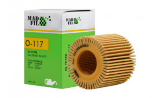 Фильтр масляный MADFIL O-117 Toyota фото 107076