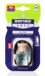 Ароматизатор подвеска с бутылочкой DR.MARCUS SENSO ARTE Silver 6 мл фото 137301