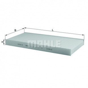 MAHLE Элемент фильтрующий салонного фильтра LA 78 S0322 (CU 3567) фото 107010
