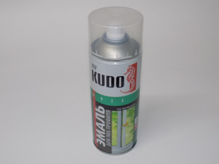 KUDO KU-6101 Эмаль для ПВХ профиля белая полуматовая 520 мл (аэрозоль) фото 91198