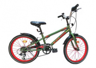 Велосипед Black Aqua Sport 20", 6ск (хаки-оранжевый) KG2023S фото 120861