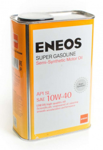 ENEOS Super Gasoline 10w40  SL  1 л (масло полусинтетическое) фото 114442