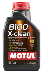 MOTUL 8100 X-Clean GEN2 5w40  SN, C3   1 л (масло синтетическое) 112118 фото 106669