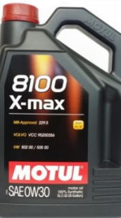 MOTUL 8100 X-Max 0w30  SL, A3/B4   4 л (масло синтетическое) 112935/106601 фото 108172