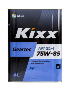 KIXX  GEARTEC GL-4  75w85   4 л (масло полусинтетическое) фото 108727