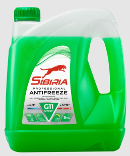 Sibiria Антифриз G11 green -40 3кг фото 131911
