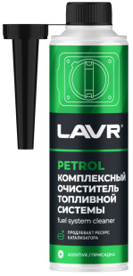 LAVR Очиститель топливной системы присадка в бензин комплексный 310 мл (на 40-60л)  LN2123 фото 130898