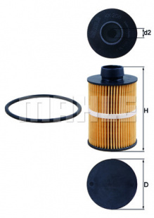 MAHLE Элемент фильтрующий топливного фильтра KX 208D ECO S0044 (PU 723 x) фото 102909
