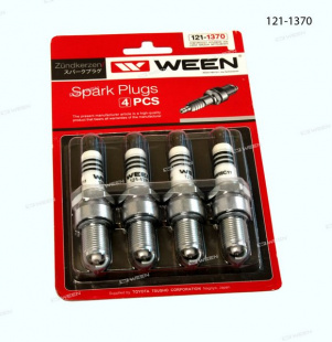 Свечи WEEN ВАЗ 2108-2115 8 кл инжектор (комплект 4 шт)     121-1370/370 фото 89977